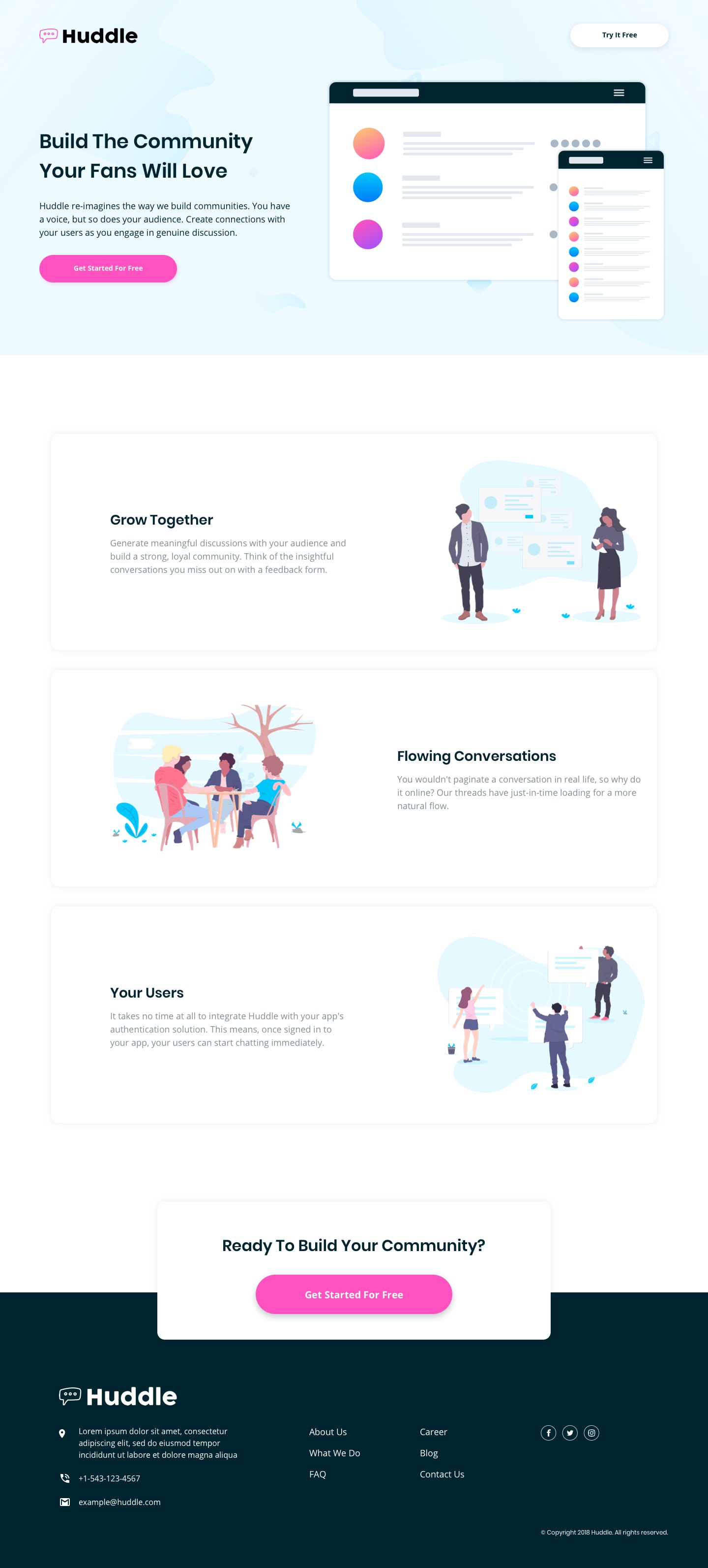 14-Huddle-landing-page